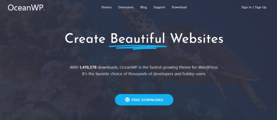 OceanWP WordPress theme